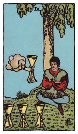 Four of Cups tarot card