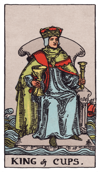 컵 킹(King of Cups) 타로카드 이미지