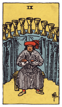 Nine of Cups tarot card