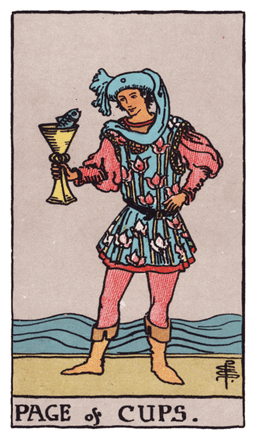 Page of Cups tarot card