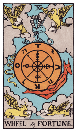 Wheel of Fortune tarot card
