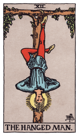 The Hanged Man tarot card