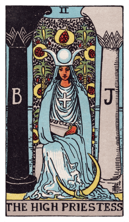 The High Priestess tarot card