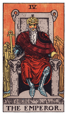 The Emperor tarot card
