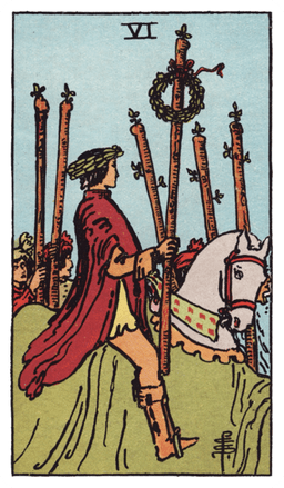 Six of Wands tarot card