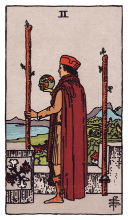 Two of Wands tarot card